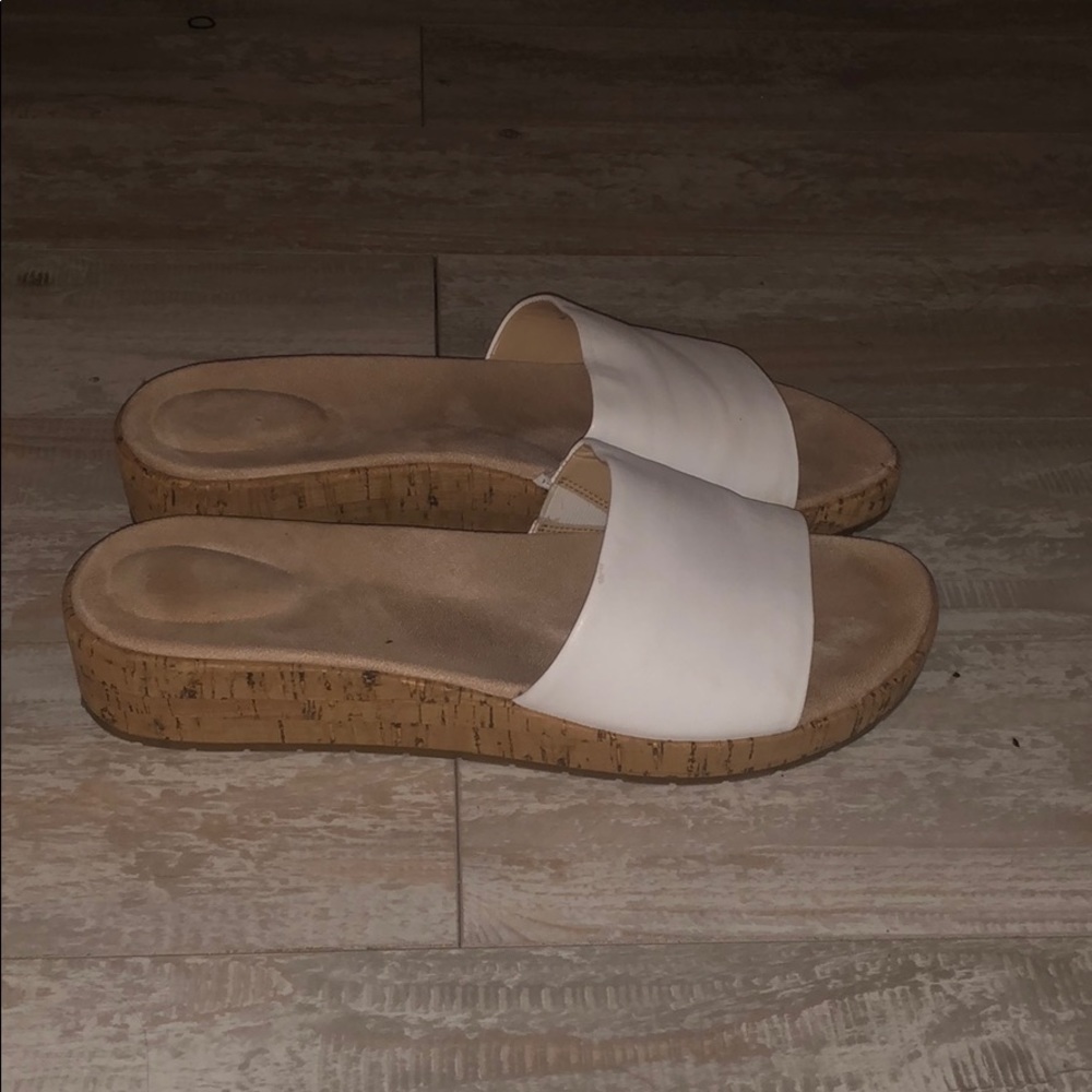 White Platform Sandals